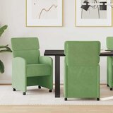 vidaXL Trpezarijske stolice 2 pcs Svijetlo zelena 58 x 65 x 98 cm | shoptok.hr