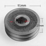 INORCO Polea de correa trapezoidal tipo A Polea de doble ranura Material de la polea Hierro fundido Diametro 50mm-100 Accesorios de herramientas elctricas, (21983127) Cene