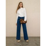 Sinsay Viskoza regular fit košulja s ažurnim umetcima | shoptok.hr