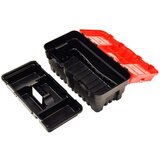 vidaXL Škatla za orodje plastična 462x256x242 mm rdeča | Shoptok.si