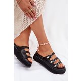 Boto Women Platform Slippers With Straps Black Nimiotte | shoptok.hr