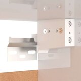  4-dijelni set TV ormarića visoki sjaj bijeli od iverice | shoptok.hr