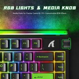 Attack Shark gaming tastatura R85HE magnetic Switches/8KHz/RT/Snap tap/dks/mt/tgl/fluorescent green | Eponuda.com