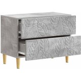  Noćni ormarić Betonska siva 62 x 34,5 x 48 cm Konstruirano drvo | shoptok.hr