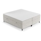 Maison de Rêve Svetlo siva boxspring postelja s prostorom za shranjevanje 160x200 cm Araya – Cene