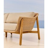 Kave Home Bež/u prirodnoj boji podstavljena vrtna sofa Galea – | shoptok.hr