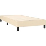  box spring s madracem LED krem 80 x 200 cm od tkanine | shoptok.hr