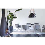 Top Star Stol za obiskovalce SFH, 3D sedežni zgib in aluminijast nožni križ, antracitne barve | Shoptok.si