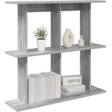  Zidna polica Zidna montaža Siva Sonoma 80 x 20 x 75 cm - Siva Sonoma 80 x 20 x 75 cm | shoptok.hr