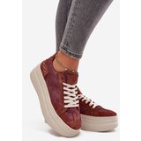 Zazoo Suede Sneakers on Chunky Platform | shoptok.hr