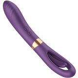 Funny Me Dual - vibrator za jezik 2v1 za polnjenje (vijolična) | Shoptok.si