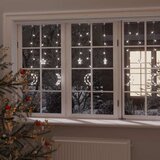 vidaXL Okrasne lučke zvezde in lune z daljincem 138 LED hladno bele | Shoptok.si