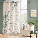 Douceur d intérieur Zelena/bež zavesa 140x260 cm Botanica – | Shoptok.si