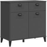  Komoda VIKEN antracit siva 80 x 40 x 80 cm konstruirano drvo | shoptok.hr