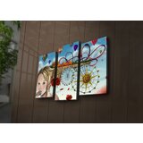 Wallity Set slika sa LED osvetljenjem 3PATİACT-18, 3 Dela | ePonuda.com