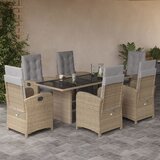  9-dijelni vrtni blagovaonski set s jastucima od poliratana | shoptok.hr