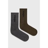 Wrangler Čarape za muškarce, boja: zelena | shoptok.hr