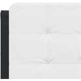  Krevet s madracem crno-bijeli 140 x 200 cm od umjetne kože | shoptok.hr