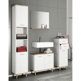MID.YOU Visoka Omara Landos, Bela, Hrast | Shoptok.si