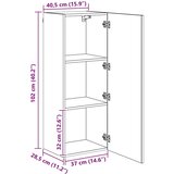 vidaXL TV zidne jedinice 4 pcs Staro drvo Konstruirano drvo | shoptok.hr