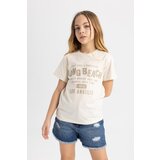 Defacto girl's Regular Fit Short Sleeve T-Shirt Cene