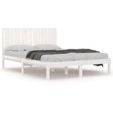  Posteljni okvir bel iz trdne borovine 160x200 cm, (20646797) | Shoptok.si