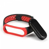 Onasi Pašček za uro Xiaomi Mi Band 5 in 6 - črno rdeč Cene