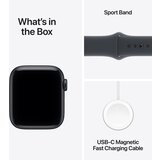 Apple watch se 3 gps 40mm m/l MEHC4ZR/A aluminijasto ohišje polnocni športni pas polnocni | Shoptok.si