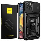 Spacecase OVITEK CASE ZA IPHONE 15 PLUS SC CAMRING ČRN, (21962433) | Shoptok.si