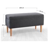 Atelier Del Sofa tabure glend grey