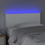  LED uzglavlje bijelo 80 x 5 x 78/88 cm od umjetne kože | Eponuda.ba
