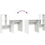  Stol s ladicama Bijelo 131,5 x 50 x 106,5 cm Konstruirano drvo | shoptok.hr