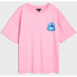 Sinsay Pamučna majica s printom Stitch | shoptok.hr