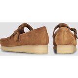 Clarks Originals Čevlji Derby WALLABEE T BAR Kostanjeva | Shoptok.si