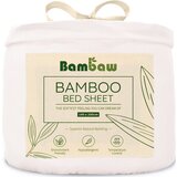 Bambaw rjuha iz bambusa 140 x 200 cm - white Cene