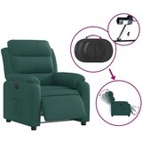  Električni naslanjač temno zeleno blago | Shoptok.si