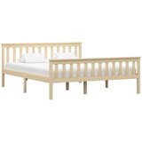  Okvir kreveta prirodna boja od masivne borovine 160 x 200 cm | shoptok.hr