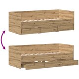  na dan Umjetnički hrast 90 x 200 cm Konstruirano drvo | shoptok.hr