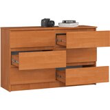 AKORD Komoda, 6 Predalov, Jelša, (5000332096) | Shoptok.si