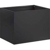  Vrtna saksija 2 kom. Crna 40 x 30 x 30 cm Čelična vrata - Crna 40 x 30 x 30 cm 2 | shoptok.hr