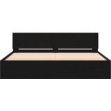  Postelja Črna Orehovina 180 x 200 cm Konstruiran les, (5000022806) | Shoptok.si