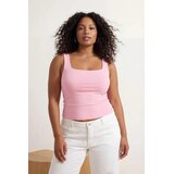 Trendyol Ženska majica TBBSS26CV00001, Roze Cene