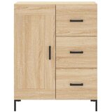 vidaXL Visoka komoda hrasta sonome 69 5x34x180cm od konstruiranog drva | shoptok.hr
