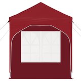  Rastezljivi šator za zabave 192 x 192 x 245 cm Tamno crvena | shoptok.hr
