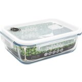  Pravokotna posoda za hrano - steklo/PP - 1500 ml | Shoptok.si