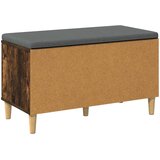  Klupa za hodnik s jastukom Dimljeni Hrast 80 x 38 x 46 cm | shoptok.hr