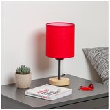  Brilagi - Stona lampa NUBILA WOOD 1xE27/25W/230V hrast/crvena | Eponuda.com