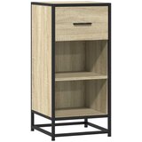 Maison Chic Komoda - Predalnik sonoma hrast 35,5x35x76 cm inženirski les in kovina, (21722774) Cene