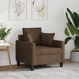  Fotelja smeđa 60 cm od tkanine | shoptok.hr