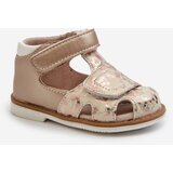 Kesi Children's patterned velcro sandals gold Maellita Cene
